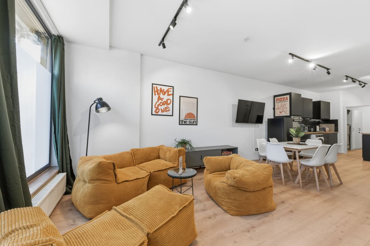Offener Wohn- und Essbereich – Apartment in der Altstadt Ludwigsburg